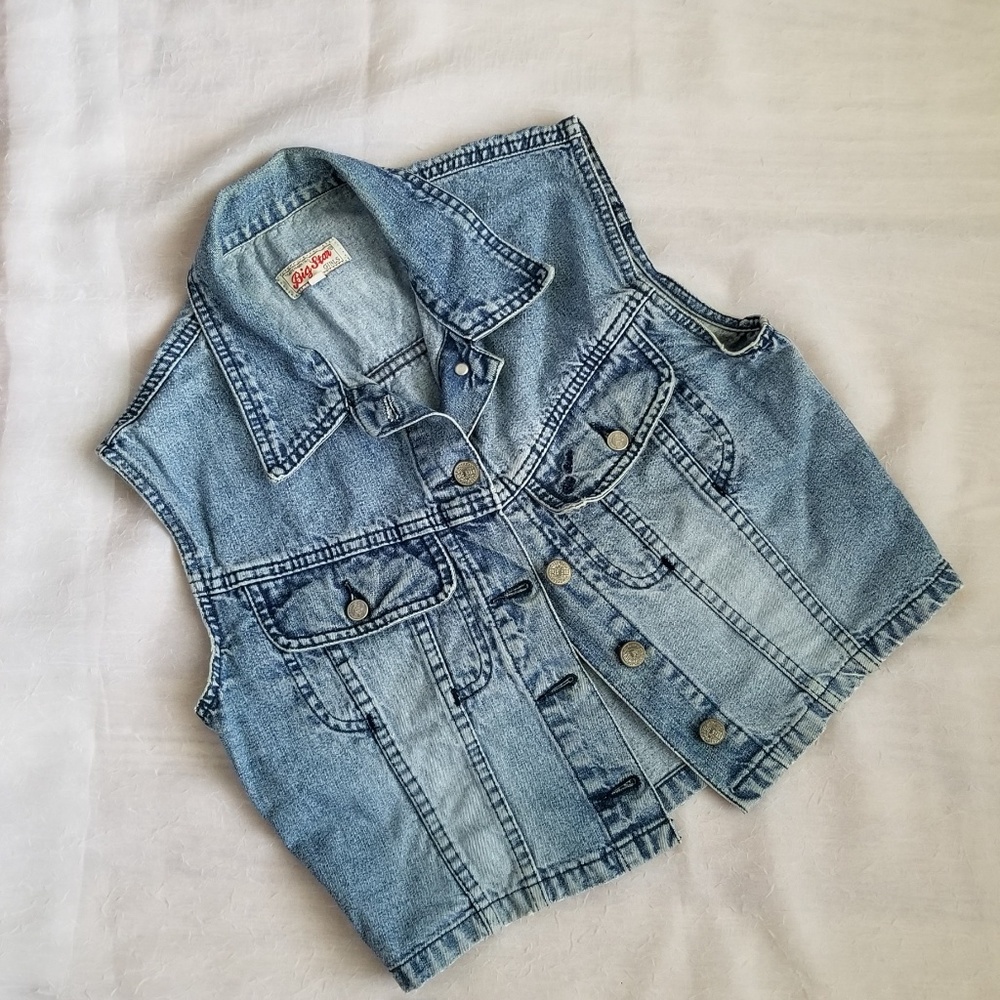 Big Star girls denim vest